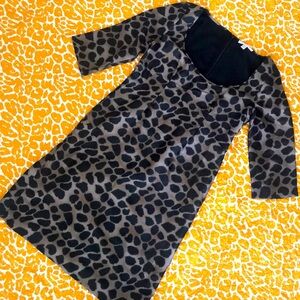 Rebecca Taylor Leopard silk dress